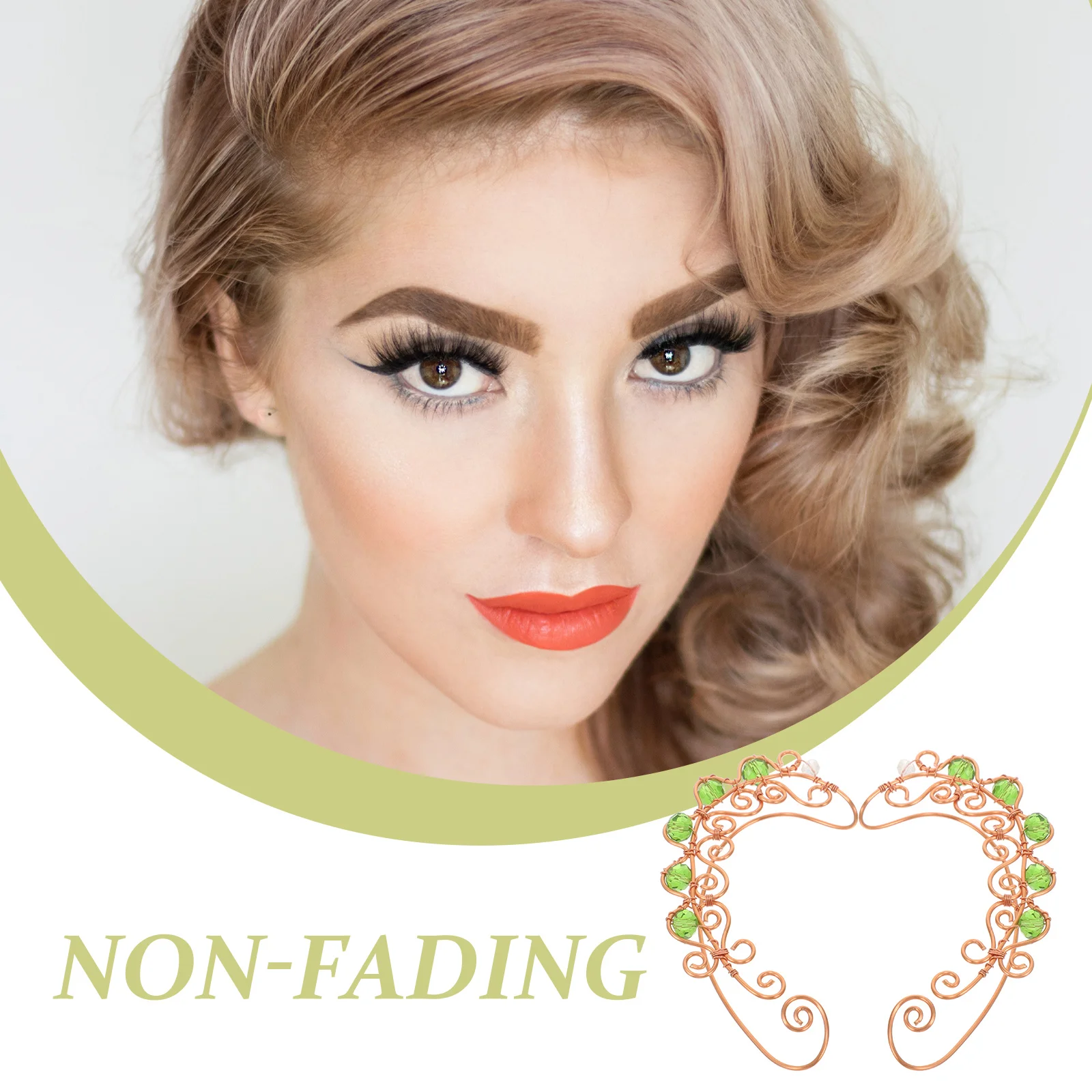 

1 Pair Non Piercing Ear Cuffs For Women Lightweight Ear Cuffs For Women Party Cosplay Jewelry Gift Decorations