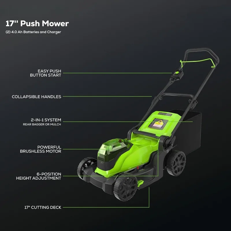 Brushless Mower String Trimmer and  Dual Port