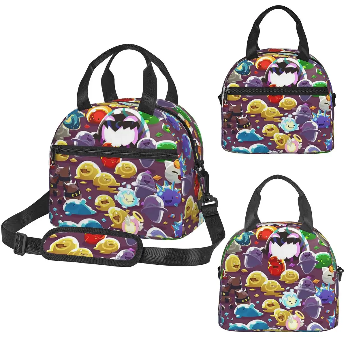 

Slime Rancher Cartoon Game Anime Cute Insulated Lunch Bag for Kids School Cooler Thermal Box Tote Portable Lunch Boxes