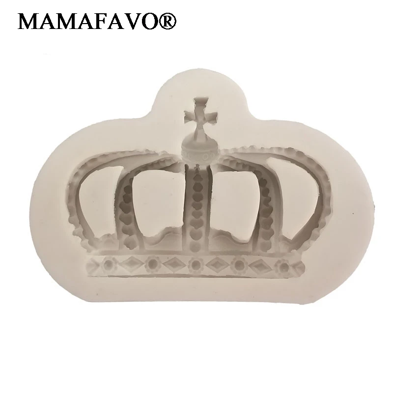 Silicone Mold Big Cross Royal Crown Silicone Mold Mould Sugar Craft Fondant Cake Decorating Animal Mould Baking Tool K274