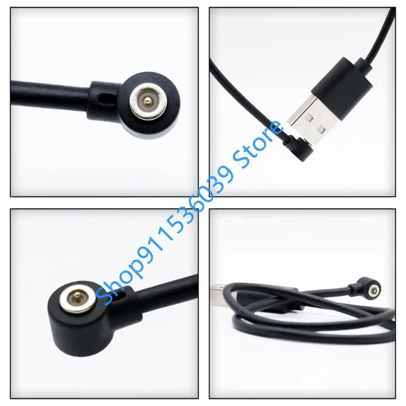 45BB 지능형 링 자기 충전 케이블 라인 4mm 소형 설계 PVC 구조 여행 R02 R06 R09 R18에 필수