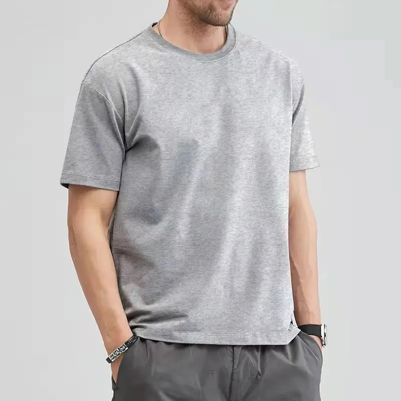 180gsm Cotton Solid Colors Blank T Shirts Mens Women Short Sleeve Daily Tees Casual Regular Fit Summer Basic O-neck Tops