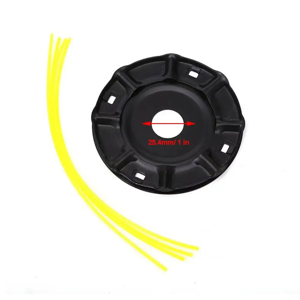 Special For Lawn Mower Straw Head Iron Plate Grass Head Trimmer Solid Wire Wheel Thread Line Saw Brush Lawn Mower Head