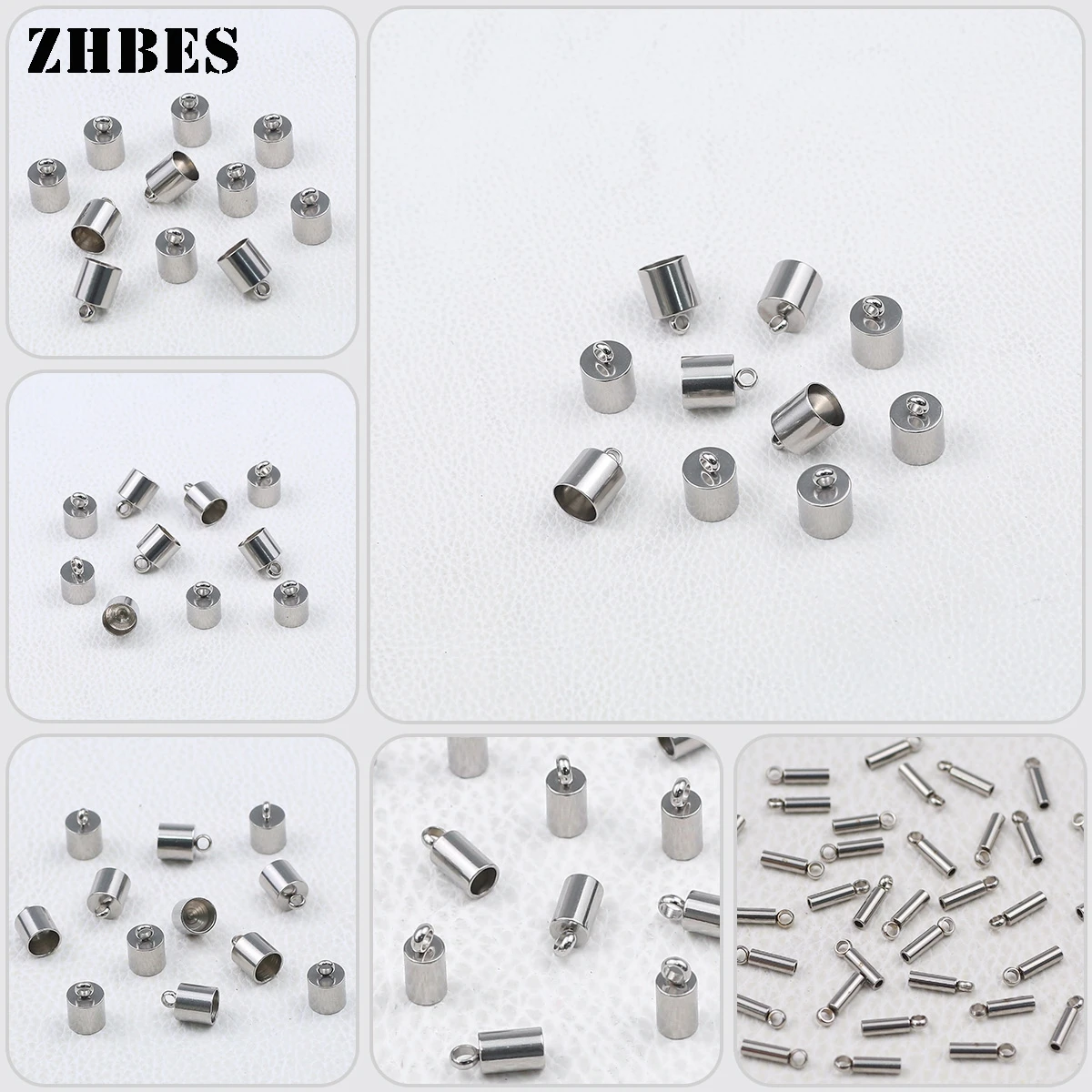 5/10pcs Stainless steel cap weights, bell-shaped tassel caps, pendant caps, DIY jewelry accessories, bell-shaped pendants
