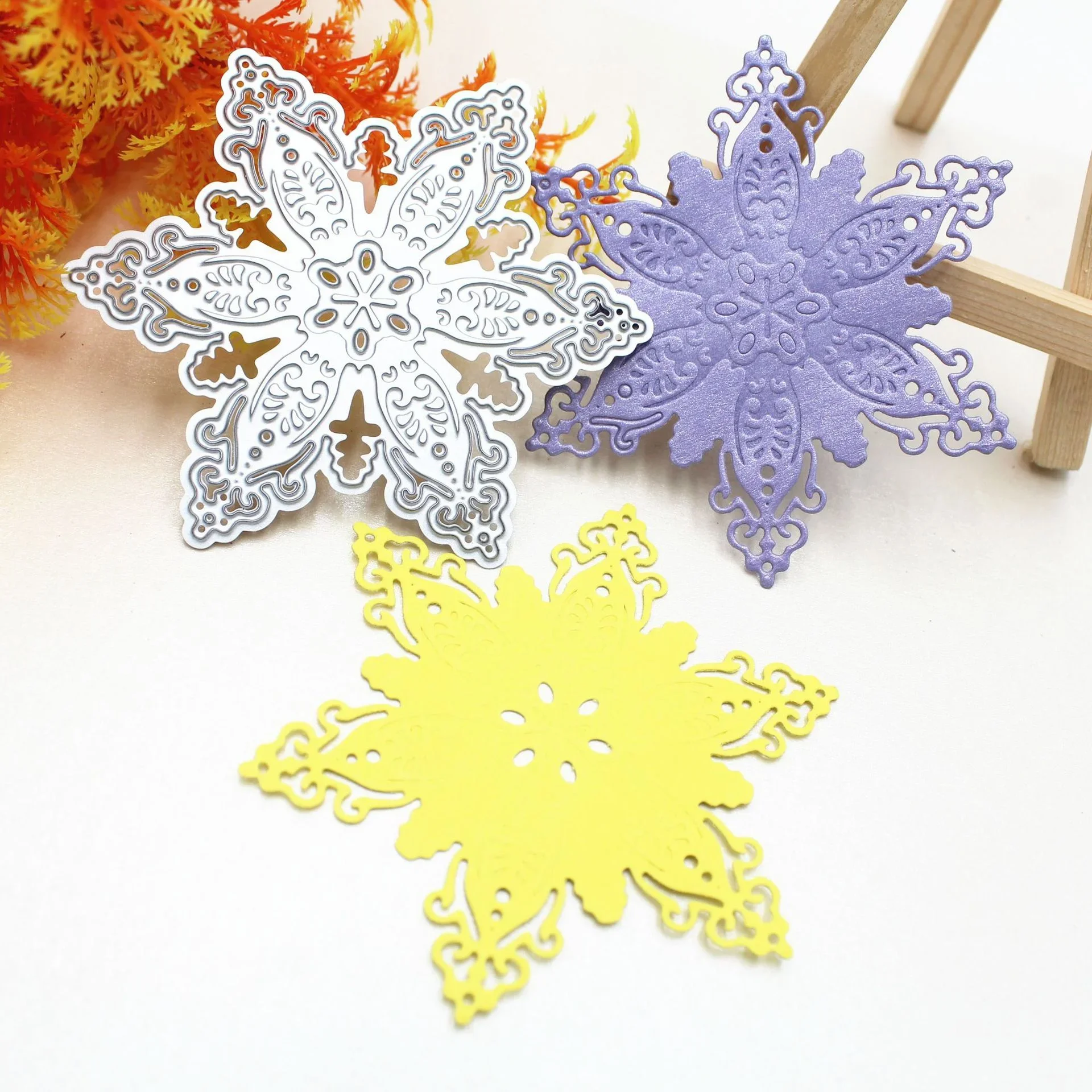 1pc Knife Die Scrapbook Etching   Snowflake Embossing Carbon Steel   Paper Art   Cut S