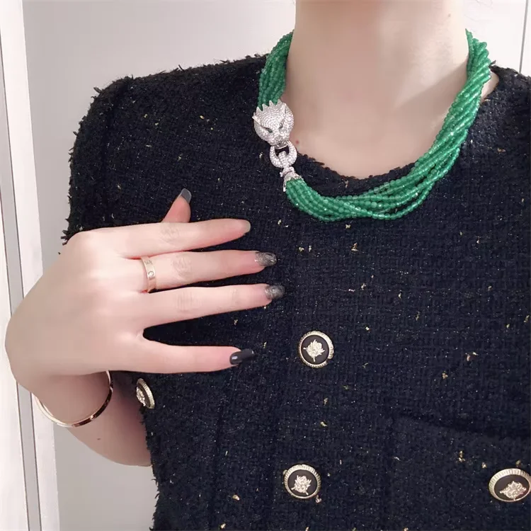 Natural Green Agate with Pearl Pendant Necklace