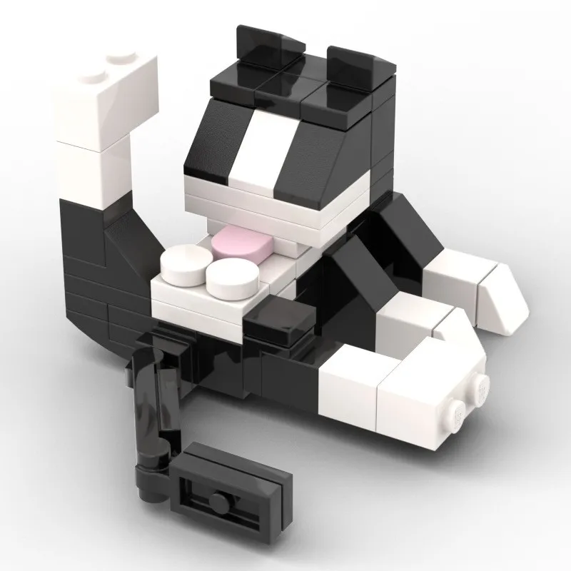 Bloques de Construcción Creativos con Forma de Camarón, Juego de Bloques de Construcción de Animales, Caballos, Gatos, Adorno de Escritorio, Regalos de Juguetes