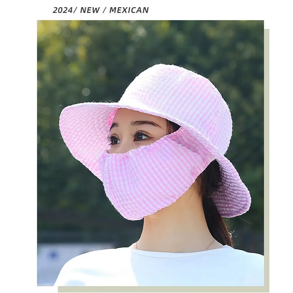 قبعة حماية من الشمس بحافة واسعة ، تنفس مضاد للشمس ، حماية رقبة الوجه ، غطاء قطف الشاي ، غطاء واقي من الشمس شال ، العمل الزراعي