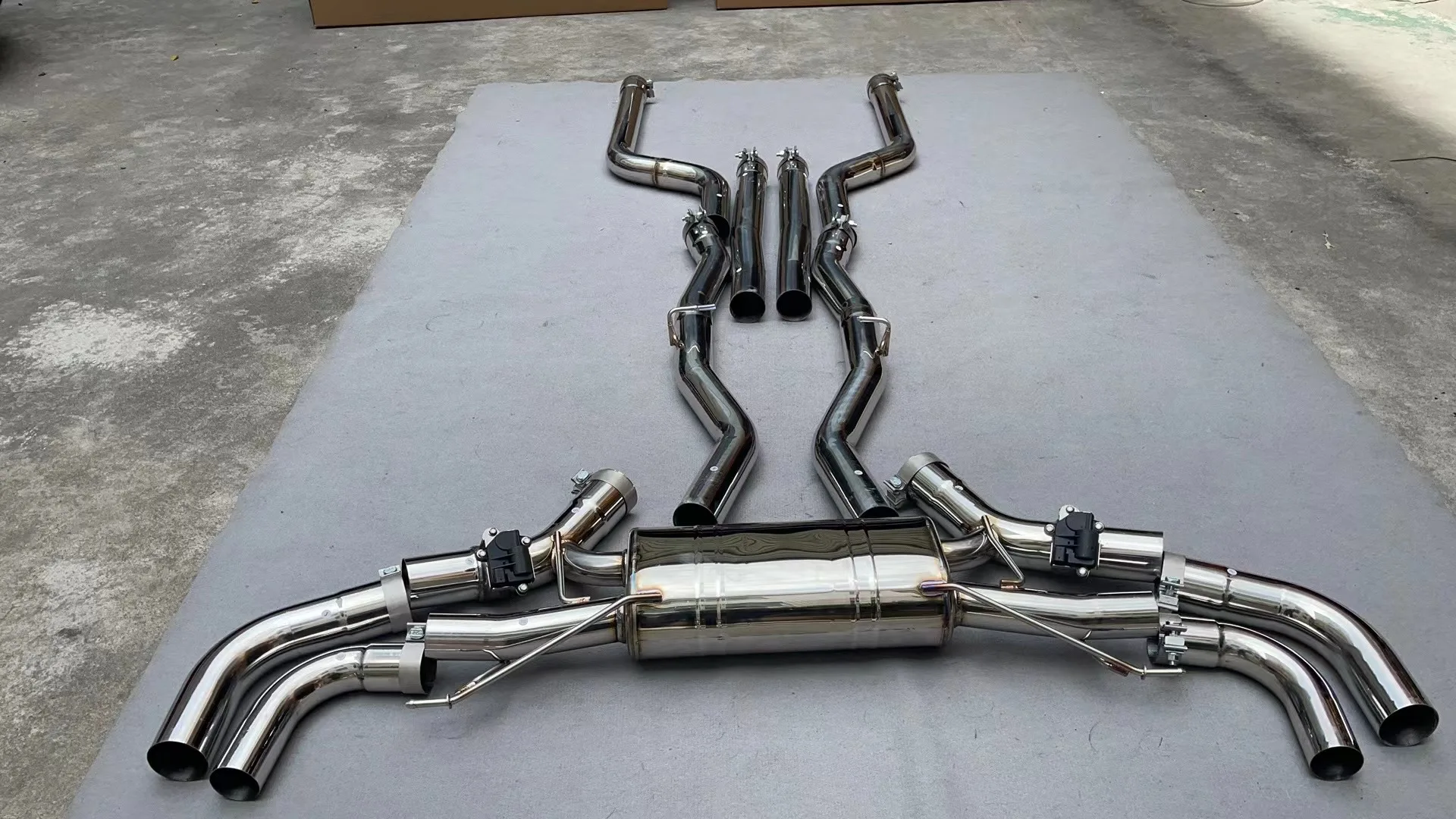 Factory High Quality 304ss Valvetronic Exhaust System Catback New Condition For BMW X6M F96 X5M F95 S63 Engine 2019+ In Stock