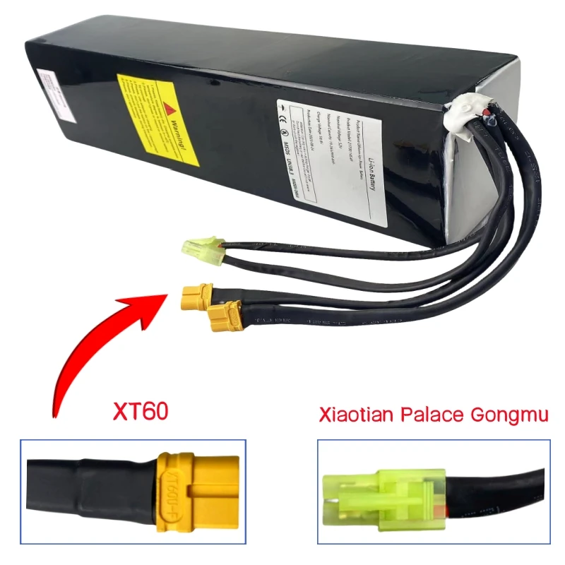 52V 19.2ah 21700 14S 4P Oplaadbare Lithium Batterij Geschikt Voor Dual Drive Scooter Batterij