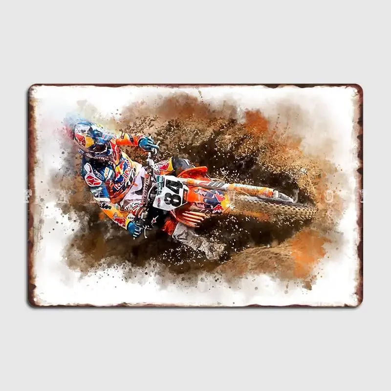 Jeffrey Herlings Poster Metal Plaque Cinema Kitchen Customize Club Bar Plaques Tin Sign Posters
