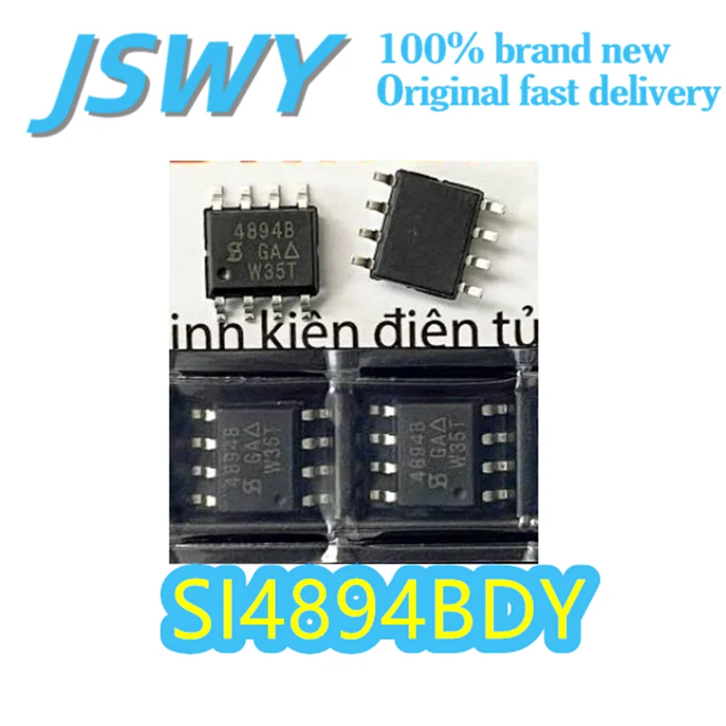 

(10/50 pieces) SI4894BDY Power MOSFET Tube Silkscreen 4894B SOP-8 Package 60V/10A N-Channel Electronic Original