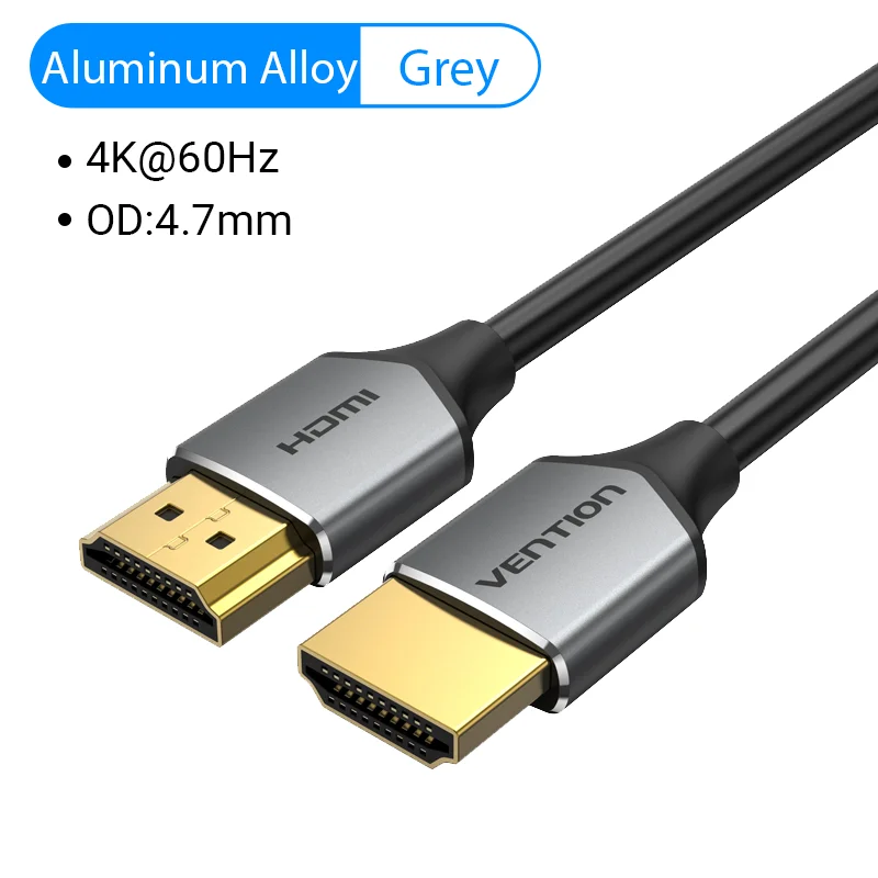 Ventie HDMI-compatibele kabel Ultra 4K Slim HD Splitter Cord voor PS4/3 Projector HDTV X-box Nintendo Switch 3D HD 2.0 Audio Cabo