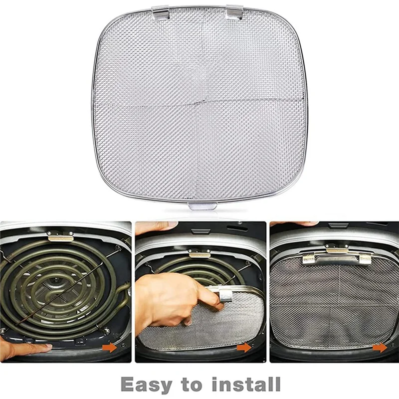 Grease Splash Guard,Air Fryers Replacement Accessories For Ninja Foodi AG301 AG300-A77G