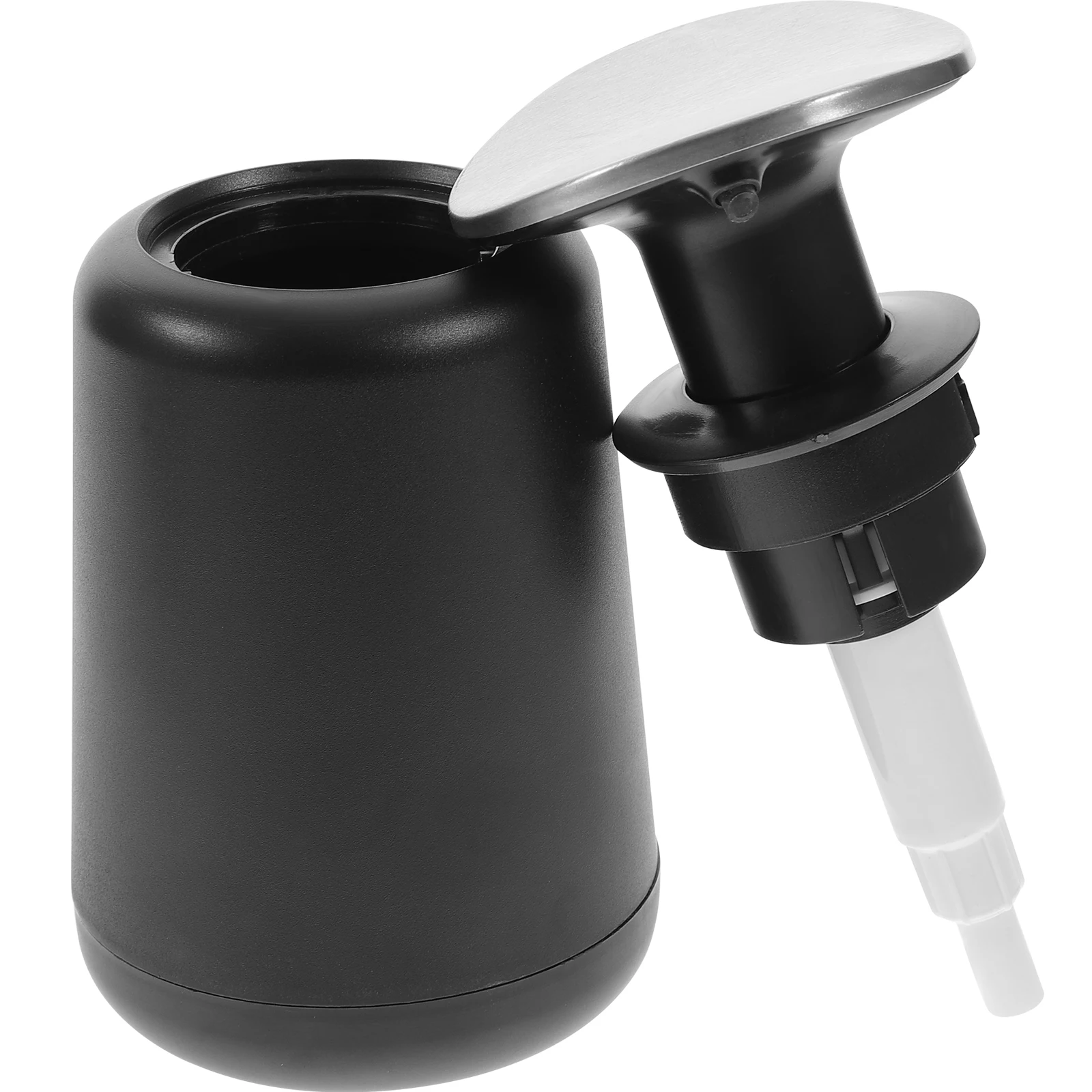 

Soap Dispenser Bottles Large Capacity Hand Press Travel Lotion Foaming Container Black Bottle Bathroom