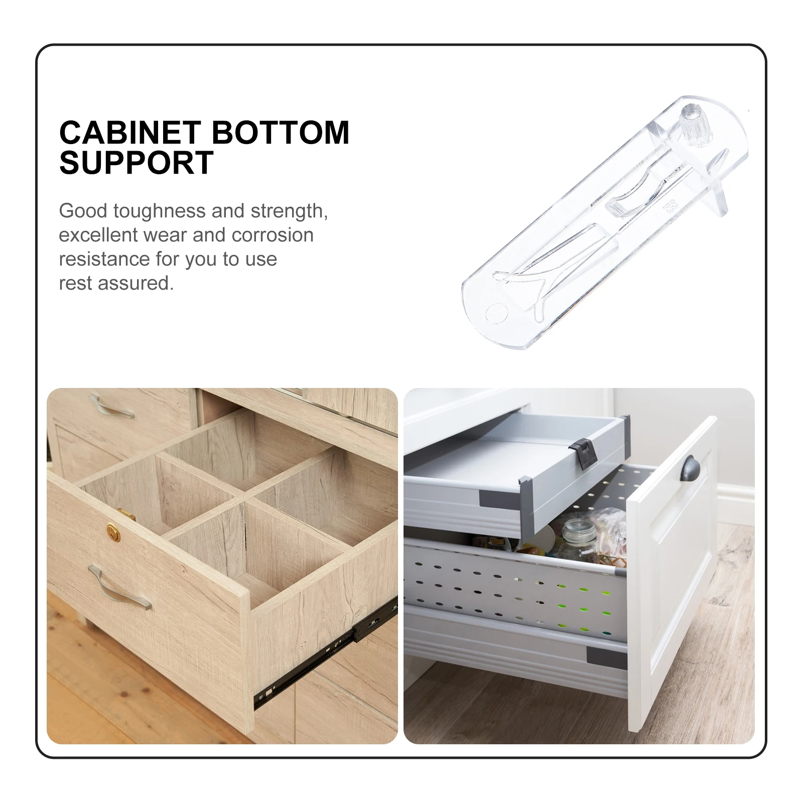 

20 Pcs Storage Shelves Partition Holder Shelf Support Brackets Counter Peg Large