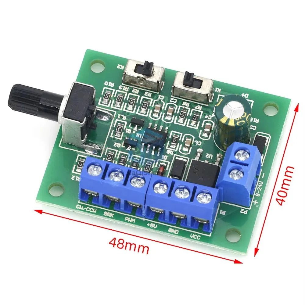 DC8-24V brushless DC motor speed controller With drive brushless motor PWM speed control board