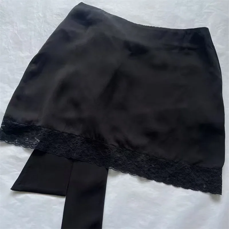 Immagine 6: Gonna da donna Nuova minigonna sexy patchwork di pizzo per l'estate 2025 Gonna corta asimmetrica sottile a vita bassa y2k mezza gonna da donna
