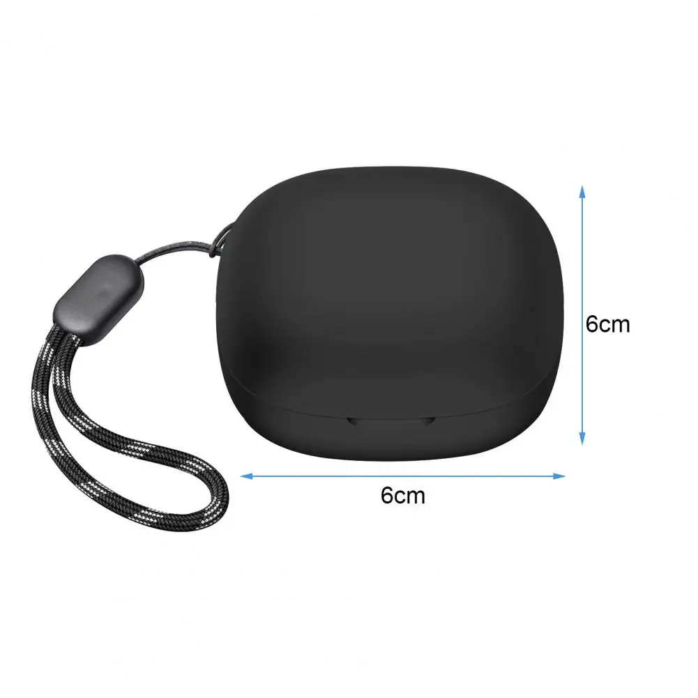 실리콘 이어폰 보호 케이스, 사운드코어 R50i 무선 이어버드 충전 박스 커버, 행잉 로프 포함, 충격 방지 쉘
