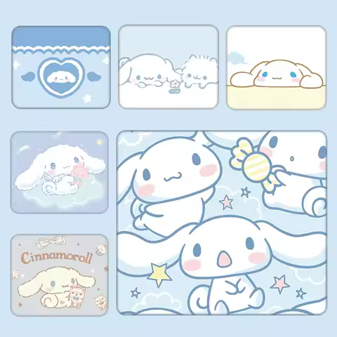 MINISO Sanrio Cinnamoroll Mouse Small Durable Mouse Pads Computer Pad Office Desk Kawaii Mousepad Gaming Pc Gamer Mat Keyboard