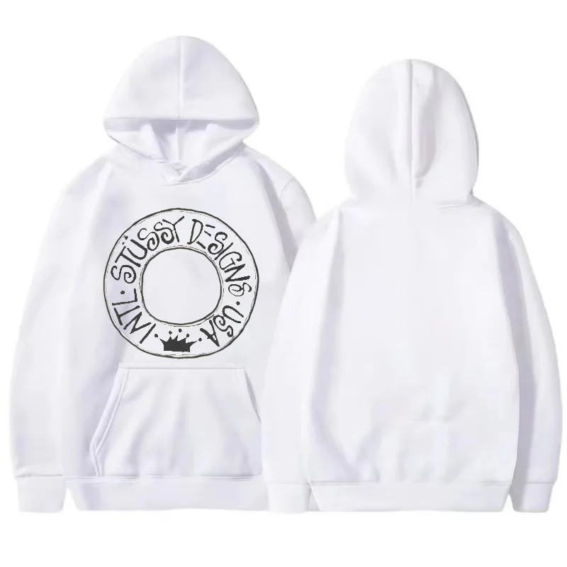 

Luxury trend high quality new letter printing pure cotton autumn and winter new men's and women's same hoodie hoodie men