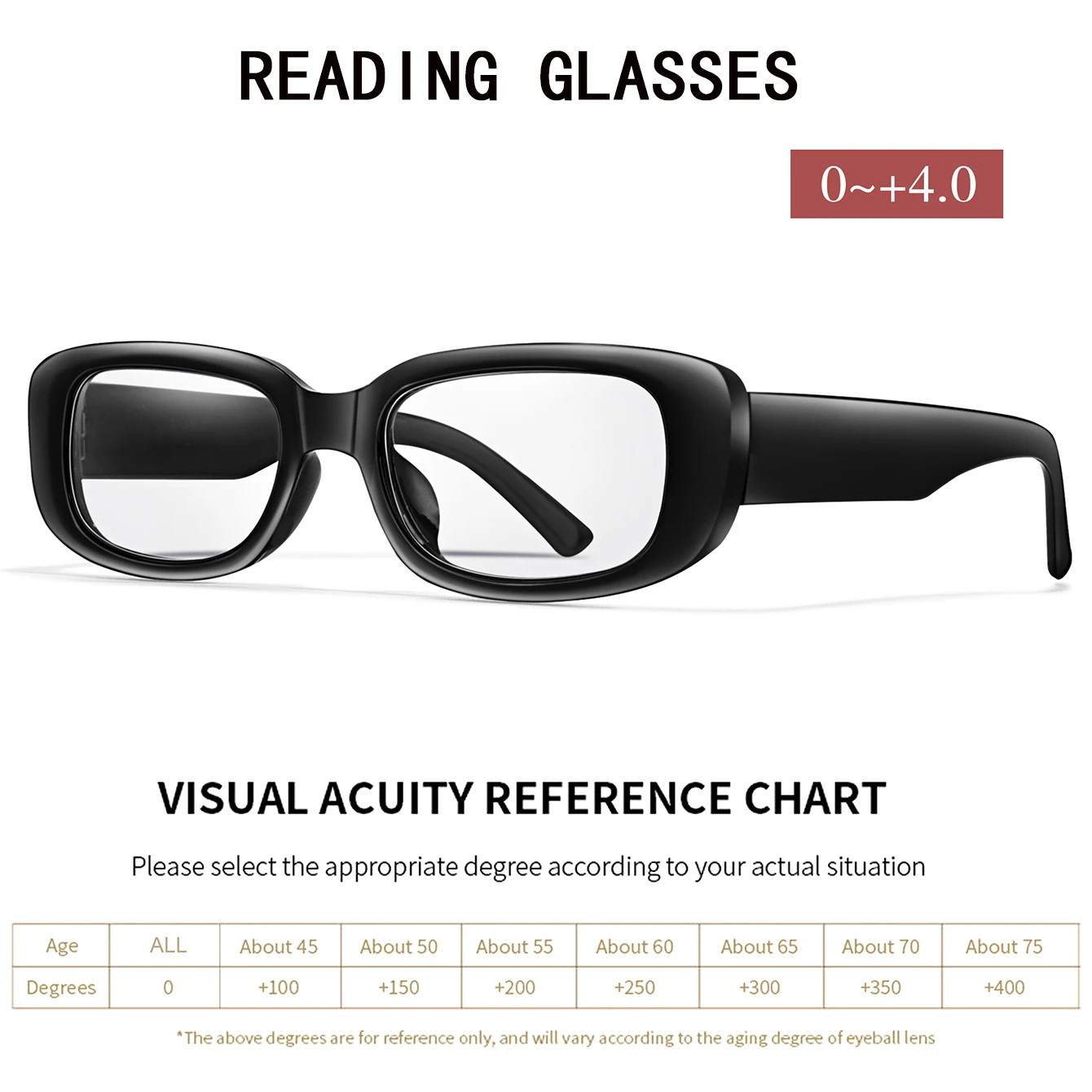 Modische tragbare Lesebrille mit Leopardenmuster, Presbyopie-Brille, Brille mit rechteckigem Rahmen für Großeltern zum Lesen