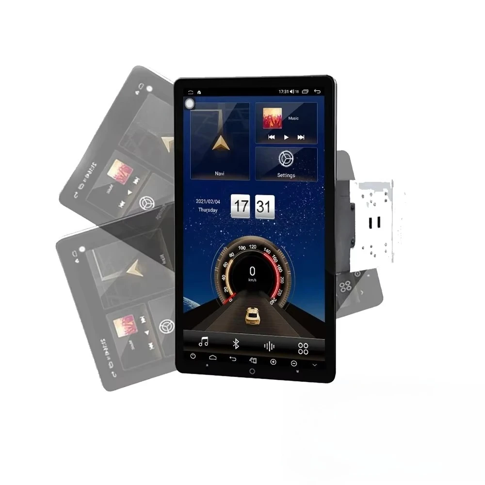 13.3'' Vertical Rotary Split Screen Navigator 1Din 2Din DSP Carplay Android Auto GPS Navigation for Player Radio TV USB