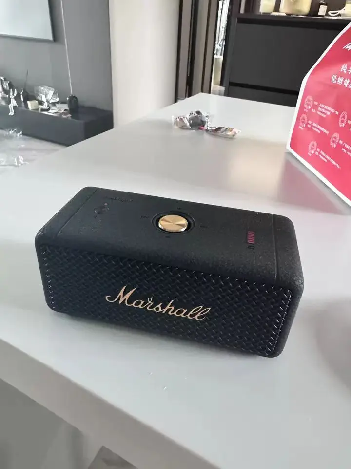 Original Marshall EMBERTON Portable Wireless Bluetooth Speakers Outdoor IPX7 Waterproof  Sound Bar Bass Rock Subwoofer Speaker