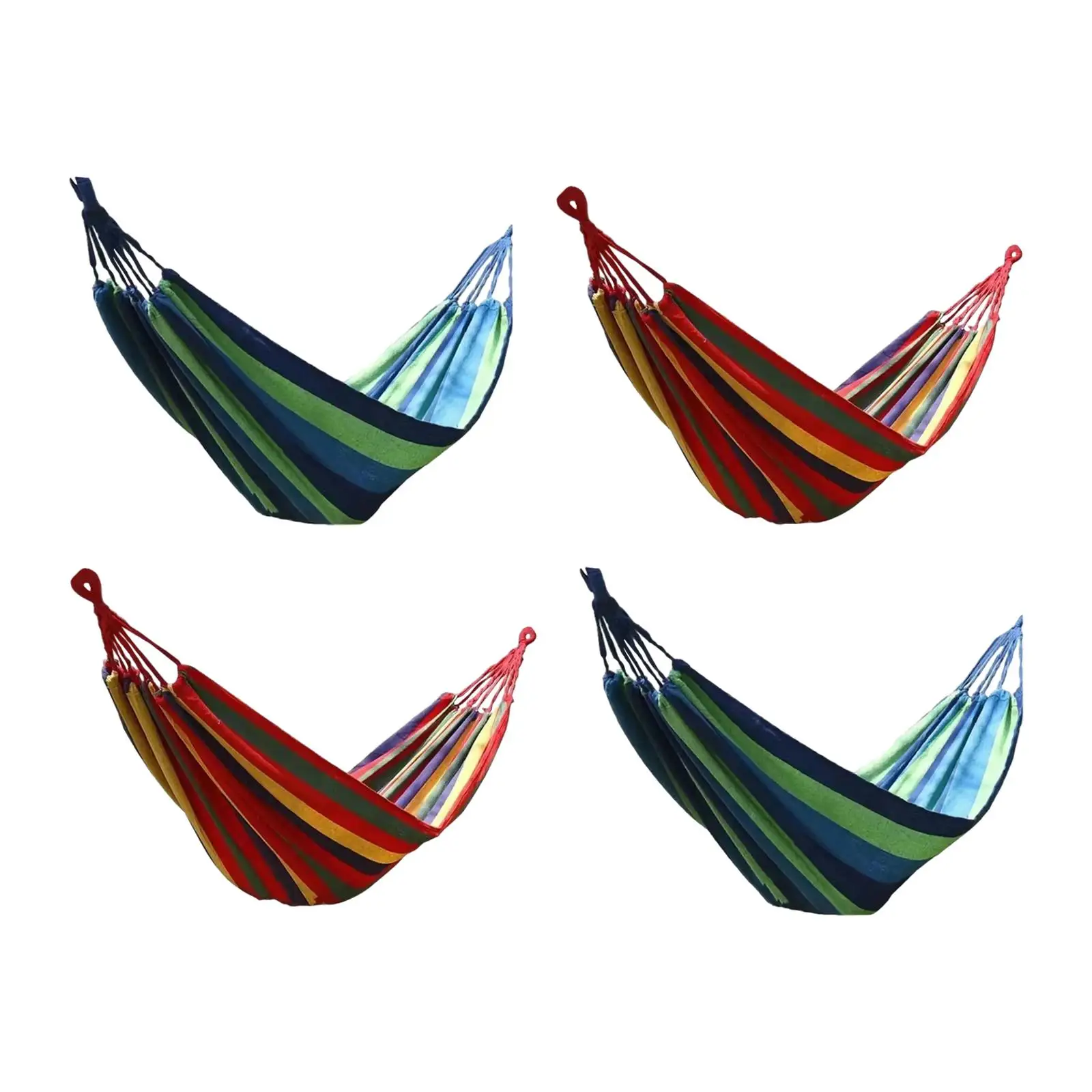 Camping Hammock Lightweight with Rope Comfortable Fabric Canvas Hammock for