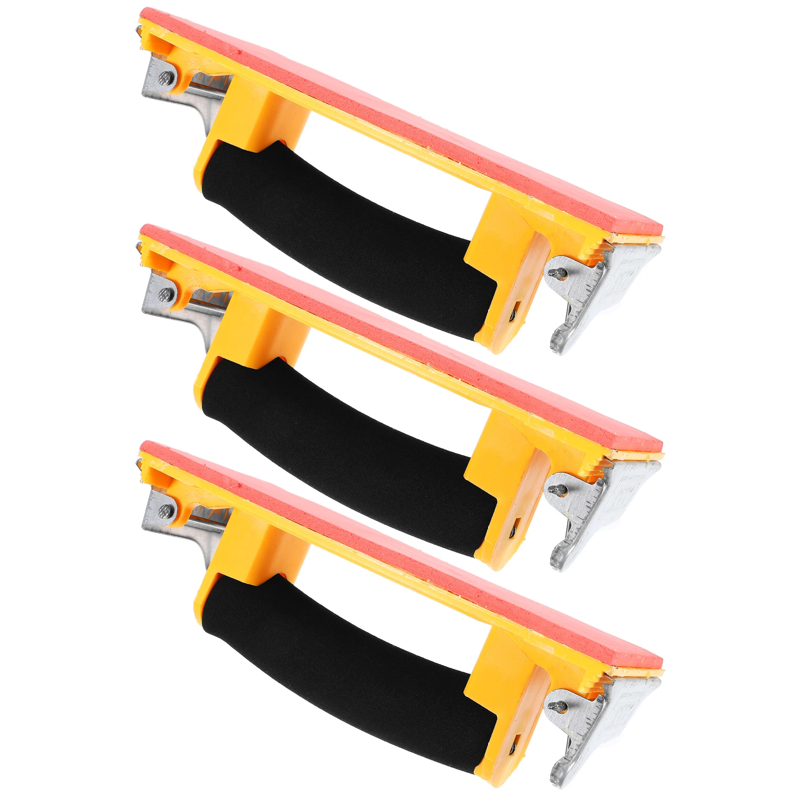 

3pcs Sandpaper Holder Hand Grip Sander Foam Base Wall Sanding Tool Grinding Polishing Device Durable Comfort Handle Manual