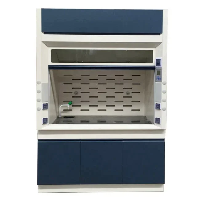 خزانة دخان للمختبر الكيميائي المقاوم للحمض/غطاء دخان فولاذي #4