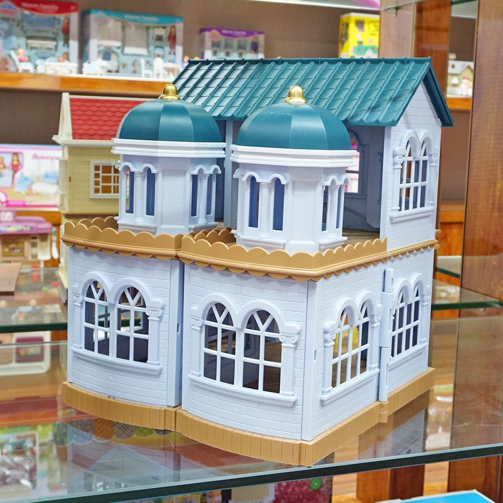 Maison de poupée Micro Villas de luxe 1:12, château, maison dans les arbres, maison de jeu d'auditorium, meubles miniatures, modèle de cuisine, jouet, cadeau pour filles