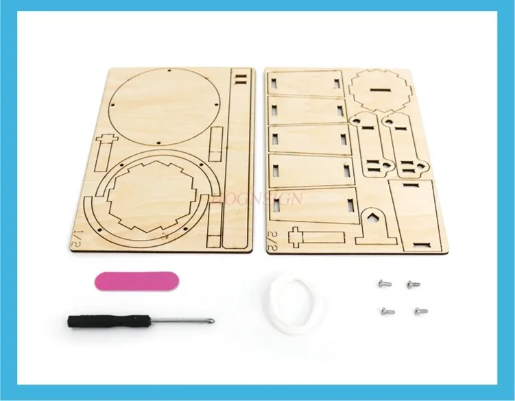 Toy diy technology small production science experiment hand-assembled model children's wooden wooden scales primary school