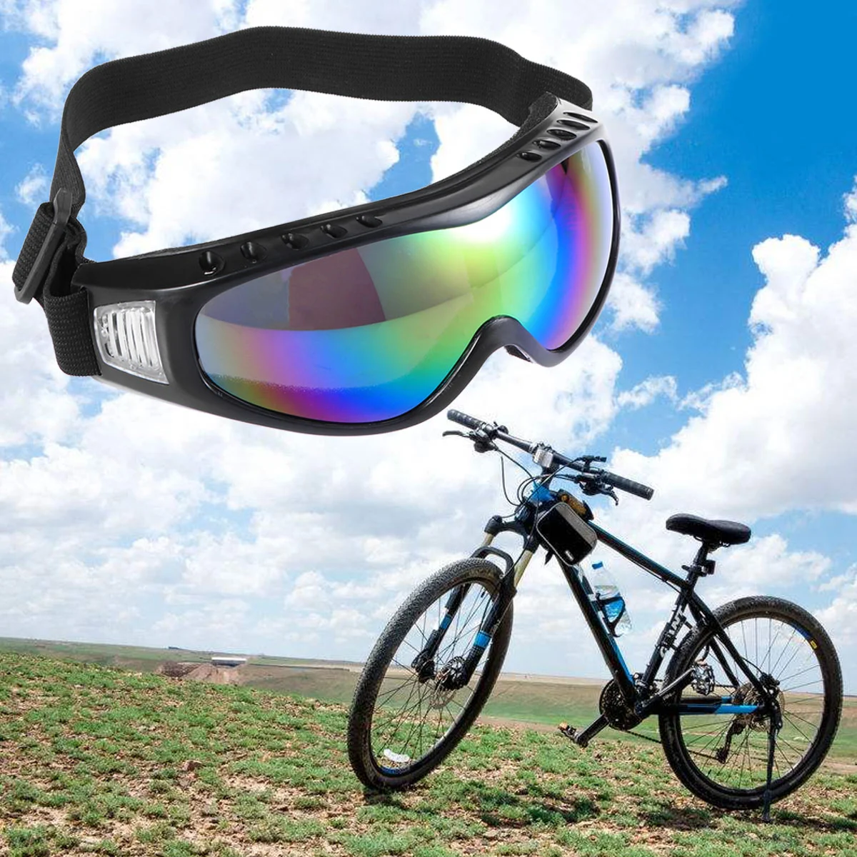 Lunettes de protection unisexes pour hommes et femmes, lunettes de sécurité, coupe-vent, extérieur, motoneige, ski, vélo, moto, cyclisme