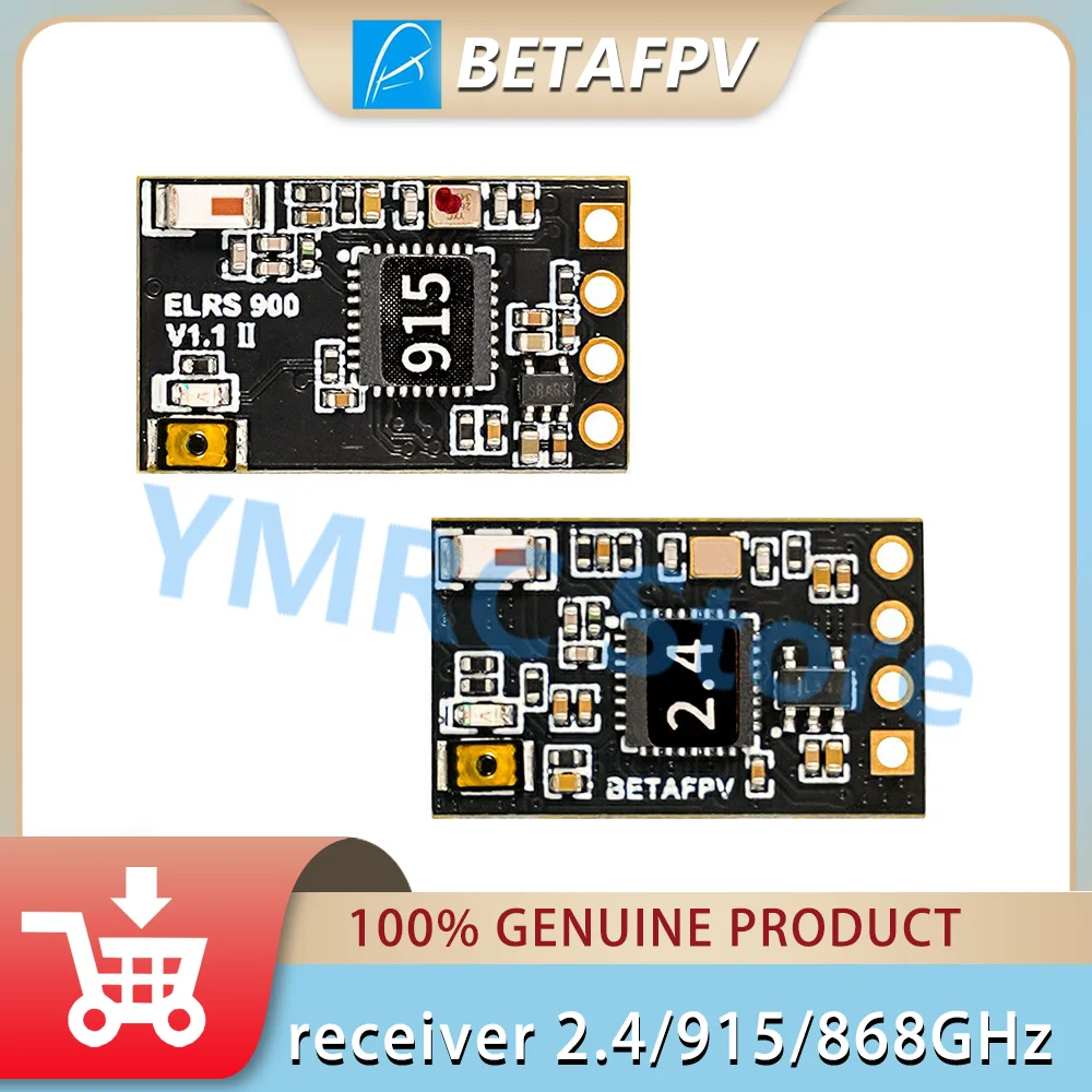 

BETAFPV ELRS Nano receiver travels long distances through 2.4/915/868GHz