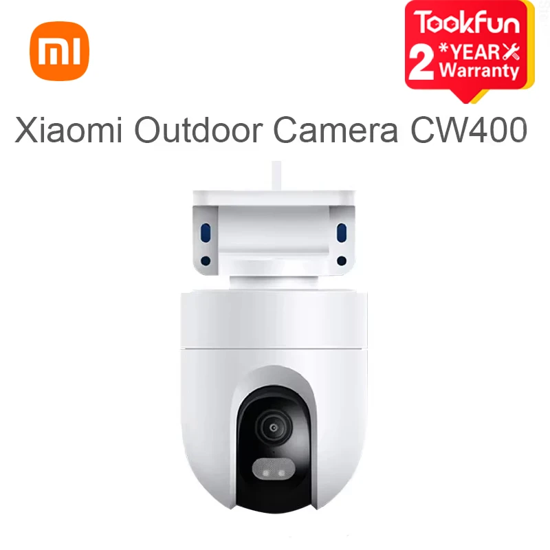 New Xiaomi Outdoor Camera CW400 WiFi 2.5K HD Full Vision Smart  IP66 Color Night Two-Way Voice Intercom AI Humanoid Detection