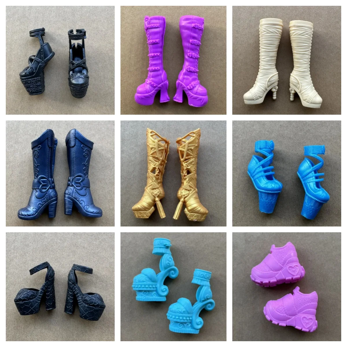 Novelty Monster Doll Boots Sandals for Decorative Doll Dressing Original Part Accessories Unique Personality Doll Decors