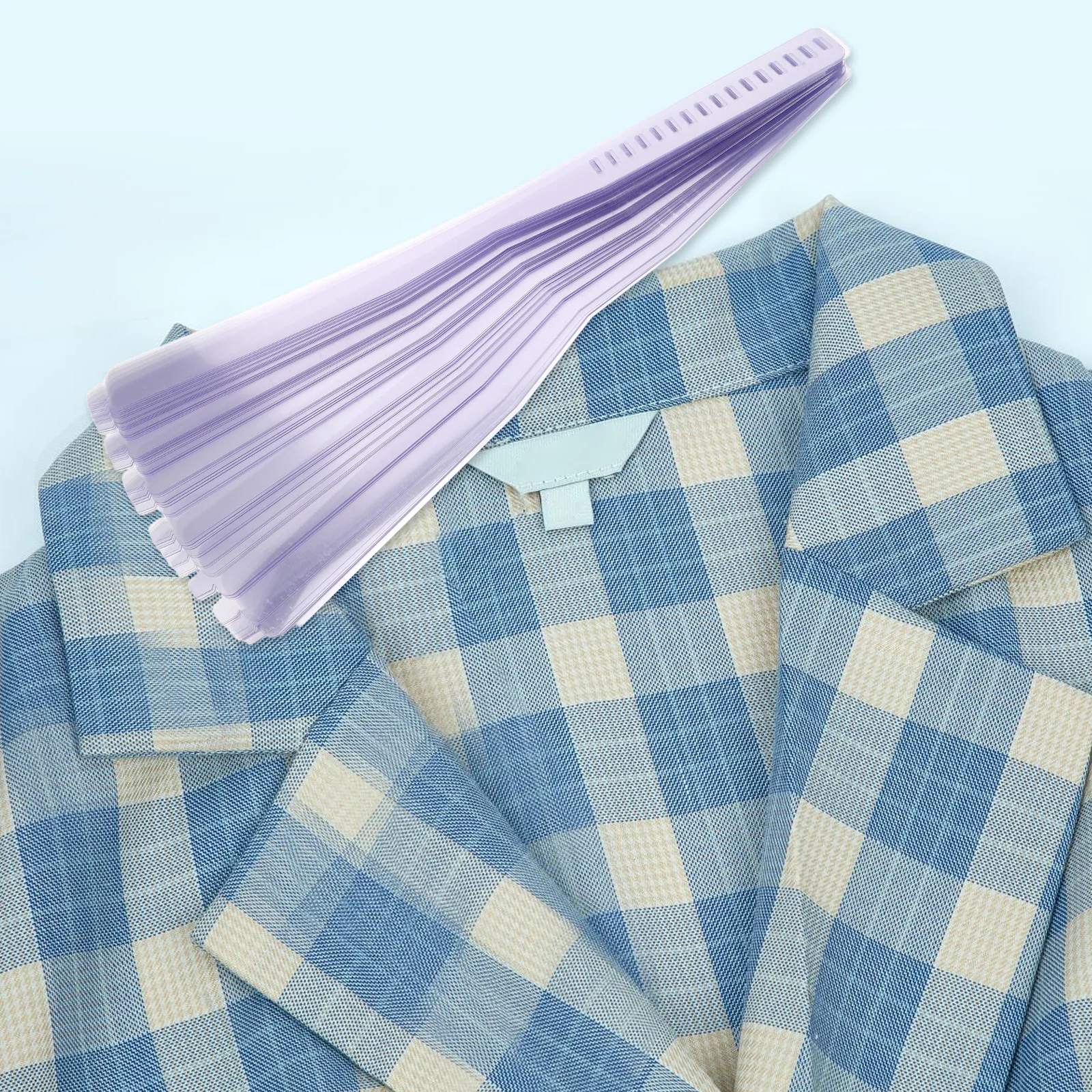 

100Pcs Dress Shirt Collar Stays Plastic Inserts Support for Men Women Office Work Collar Support Stay