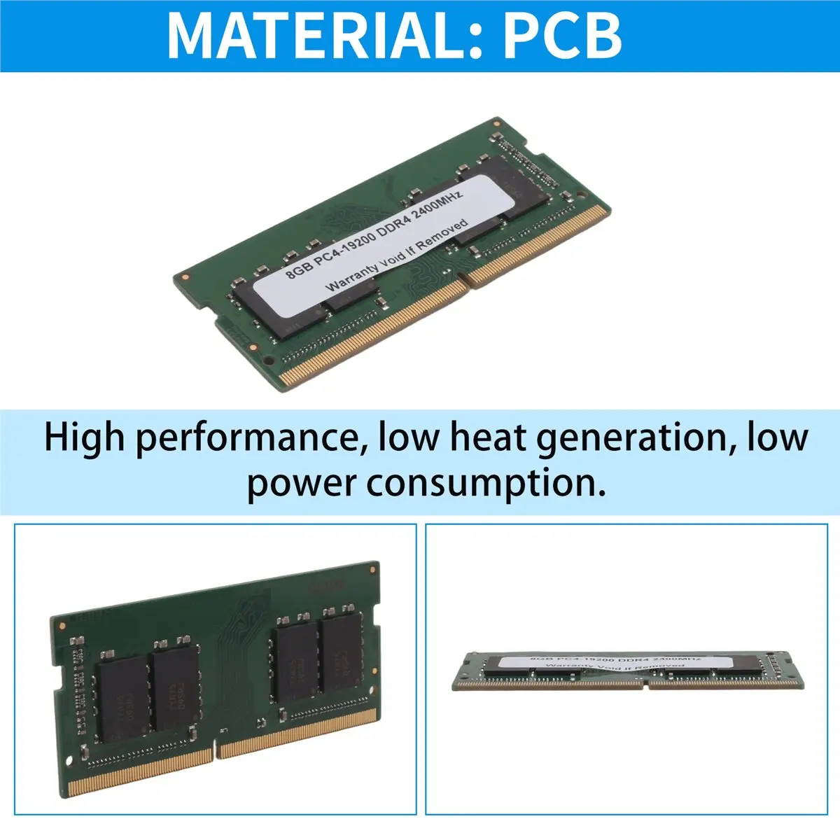 A43M DDR4 8GB 2400MHz RAM Laptop Memory 260 Pin SODIMM RAM Memory PC4-19200 1.2V Laptop Memory Computer RAM Memory