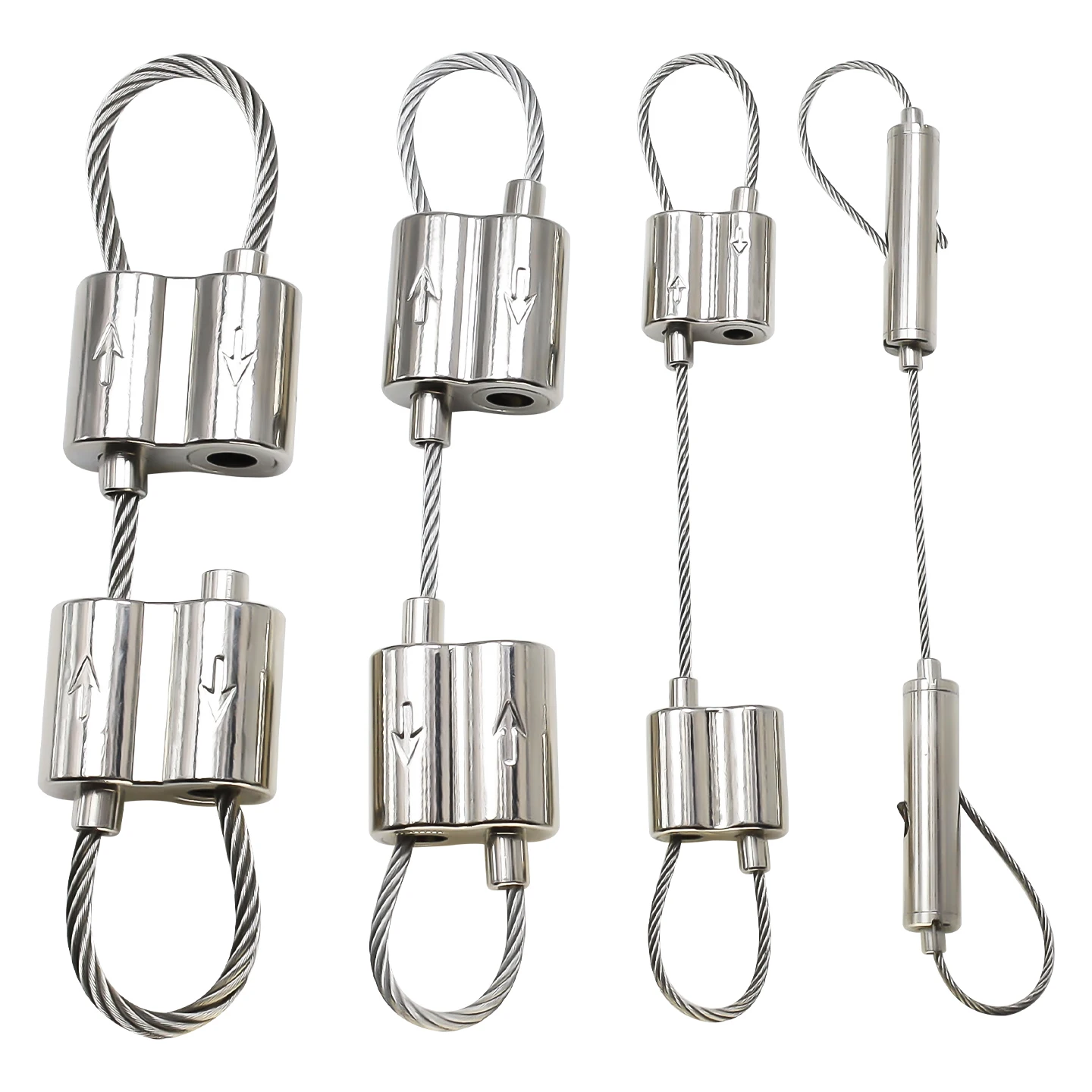 1.5/2/3/4mm Stainless Steel Heavy-Duty Suspension Rope, Adjustable Steel Wire Suspension Kit, Used for Hanging Picture Frames
