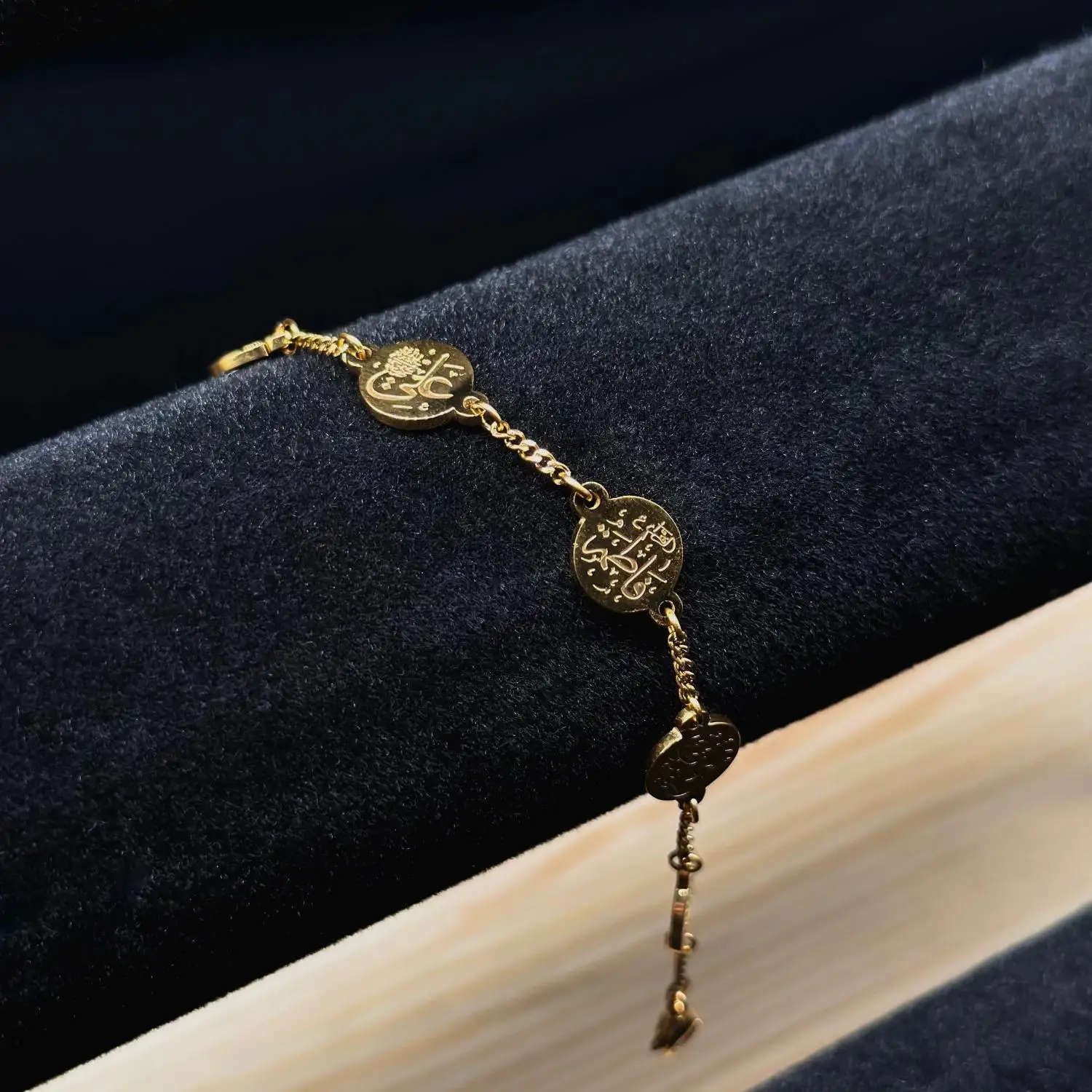 

Panjtan Paak Bracelet Custom Arabic Bracelet Muslim Personalized Stainless Steel Jewelry For Women Gift Eid Al Fitr Gifts