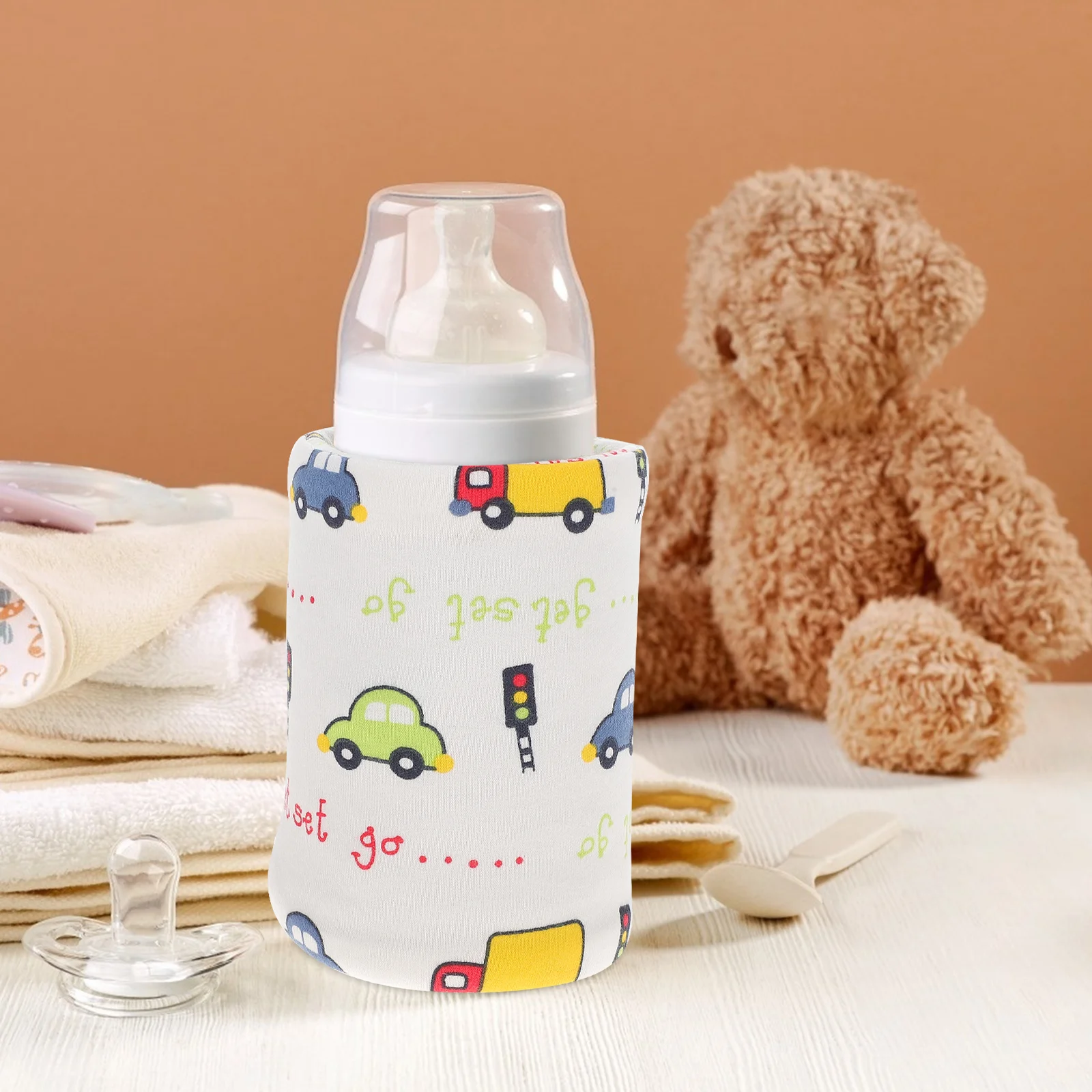 Winter Bottle Warmer General Purpose Feeding Cover Travel Car Baby Heater 27x12cm Cloth Portable for