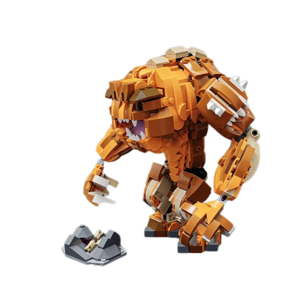 MOC Galactic Monster Rancored Building Blocks - Sci-Fi Creature Bricks DIY Collectible Beast Model Kit Gift for Fans