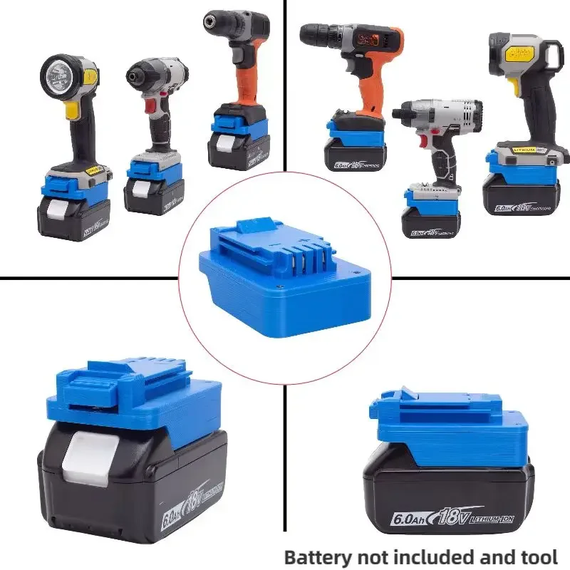 

For Makita 18v Lithium Ion Batteries Converter Adapter Convert To Porter Cable Black And Decker Stanley Tool (﻿Adaptor Only)