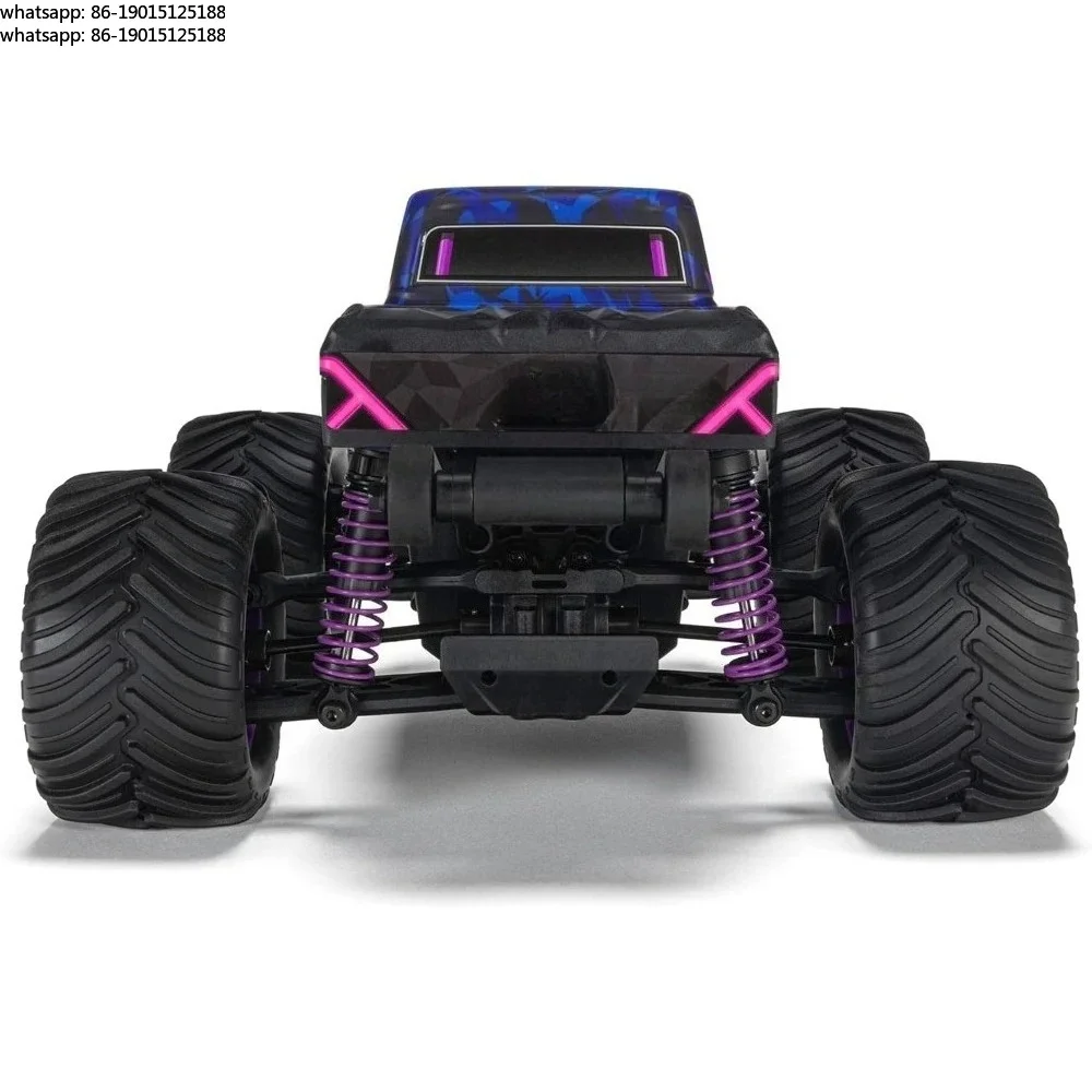 High-quality 1/16 ratio 4X4 RC monster truck RTR ready for operation, battery and charger available in purple, green, and red