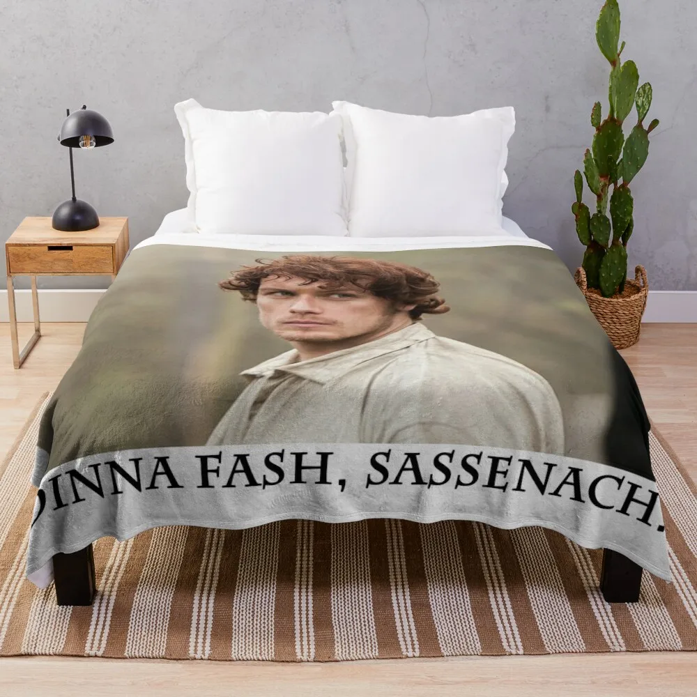 Dinna fash, Sassenach. Throw Blanket Blankets For Baby Vintage halloween Summer Blankets