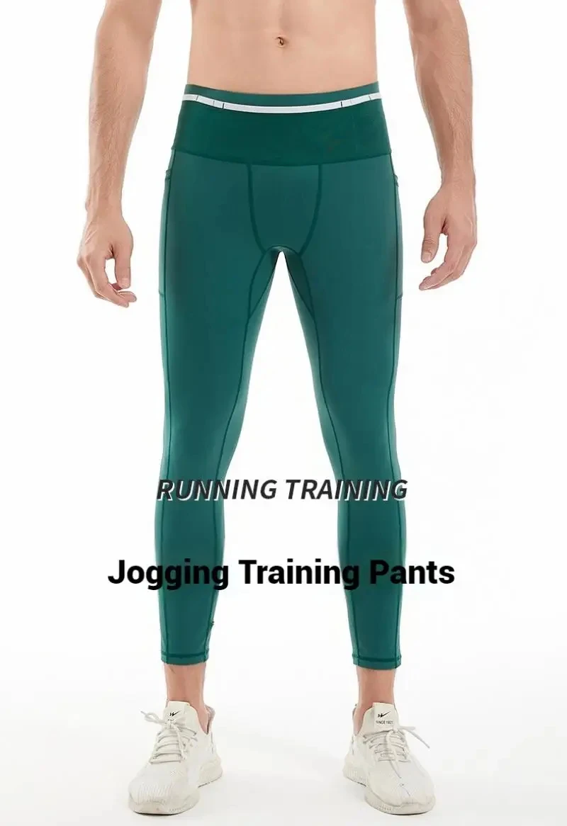 Herren-Kompressions-Laufhose, Radfahren, lange Leggings, Outdoor-Sport, Basketball, Fitness, Jungs, Fitnessstudio, Reiten, Wandern, Strumpfhosen, 6 Taschen – Detail 1