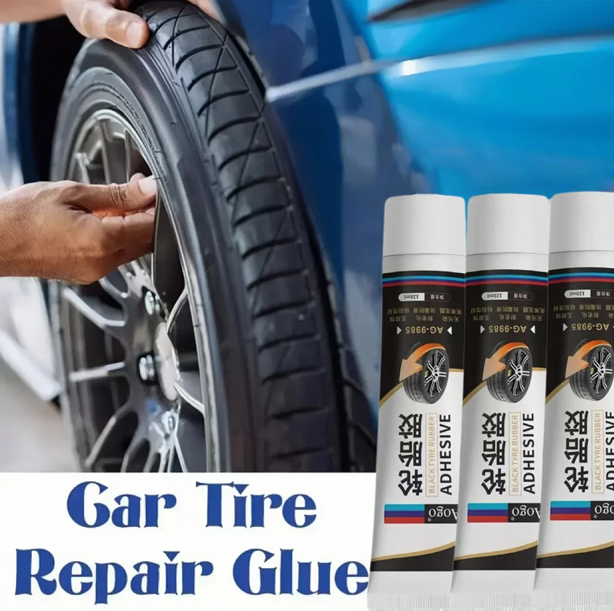 Ремонт шин Мгновенный жидкий прочный резиновый клей Износостойкий резиновый некоррозийный клей Автомобильный мгновенный прочный инструмент