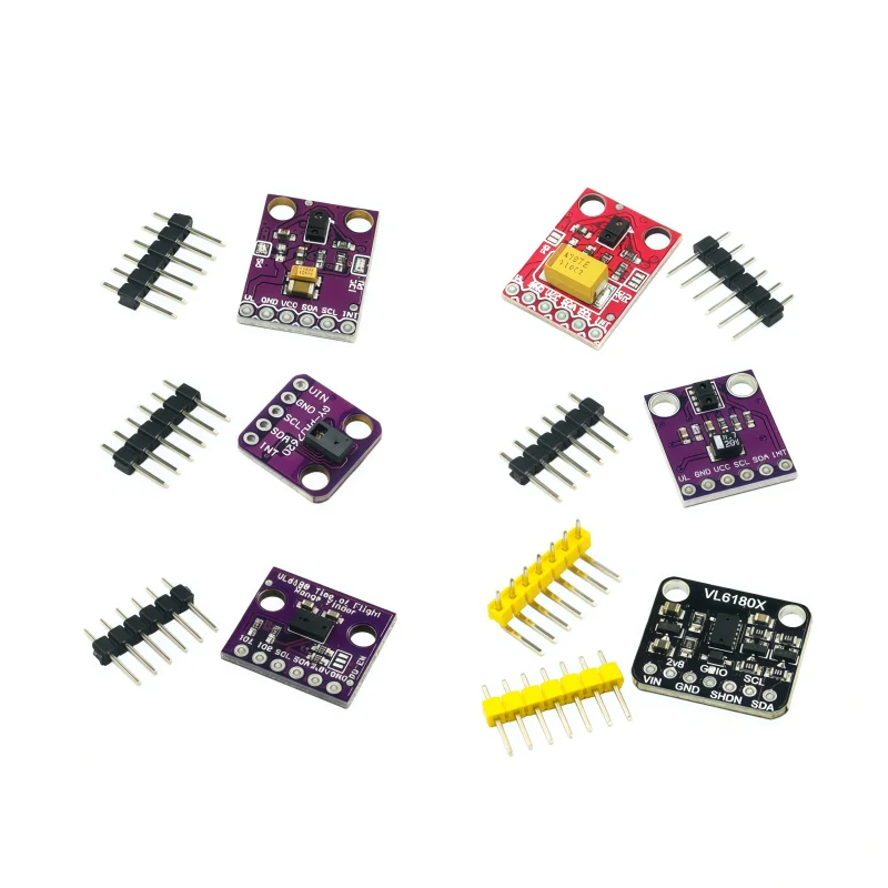APDS-9930, APDS-9960 gesture recognition sensor, PAJ7620U2 non-contact gesture, optical VL6180X