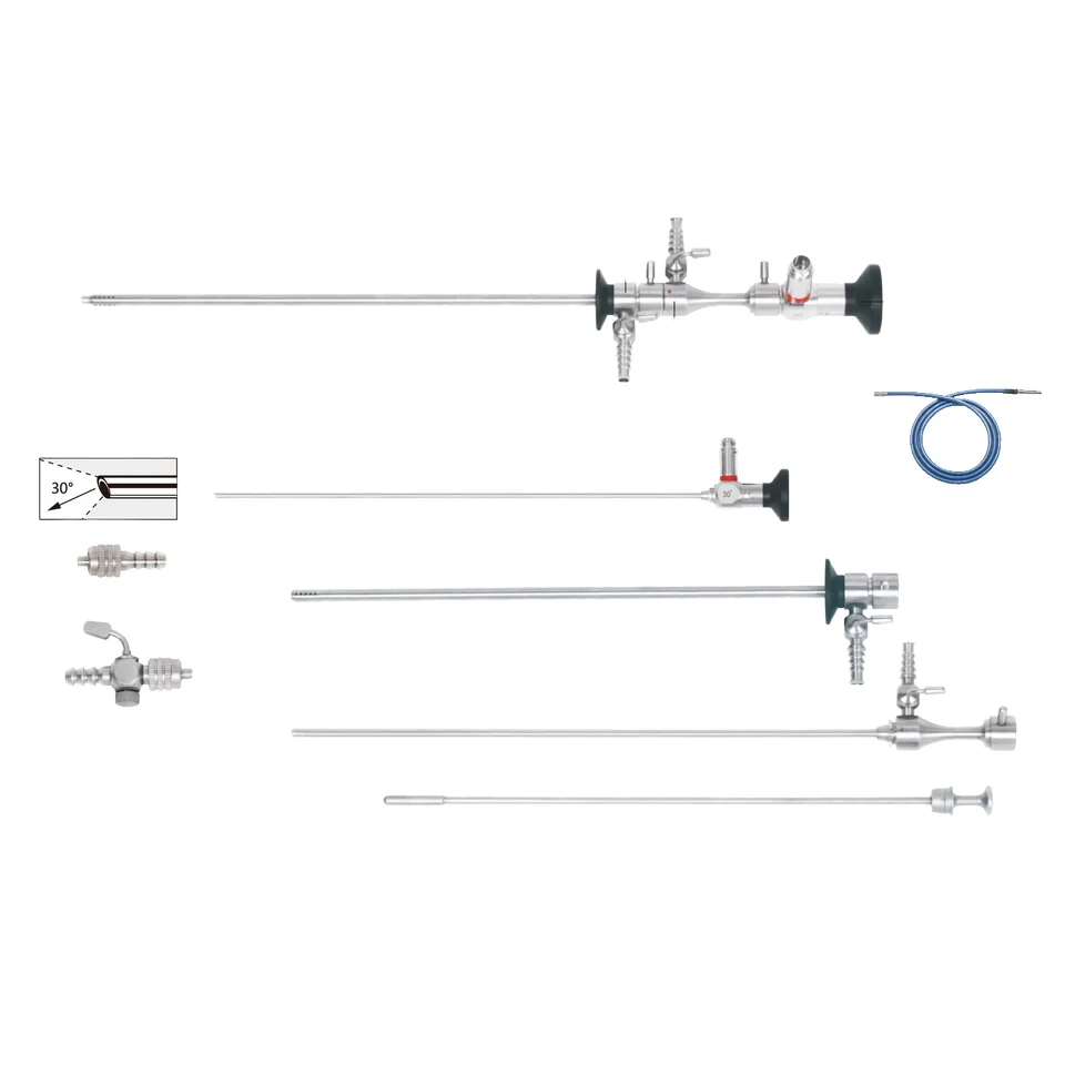 Complete Hysteroscopy Inspection Set Gynecological Surgical Instrument for Obstetrics & Gynecology Equipments